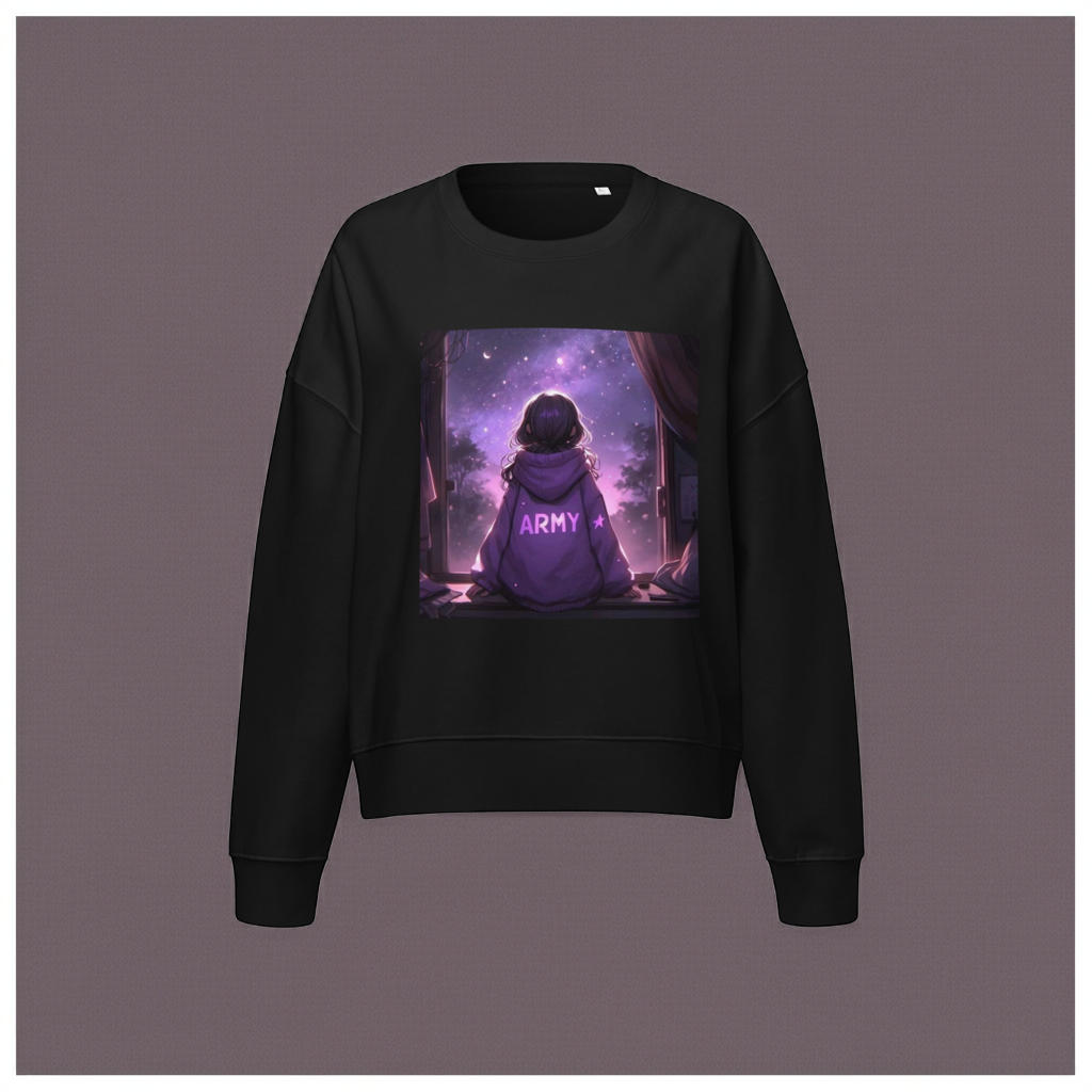 Women’s organic crew neck sweatshirt